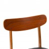 Danish Mid-Century Vintage Dining Chair with Teak Wood