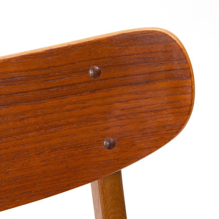 Danish Mid-Century Vintage Dining Chair with Teak Wood