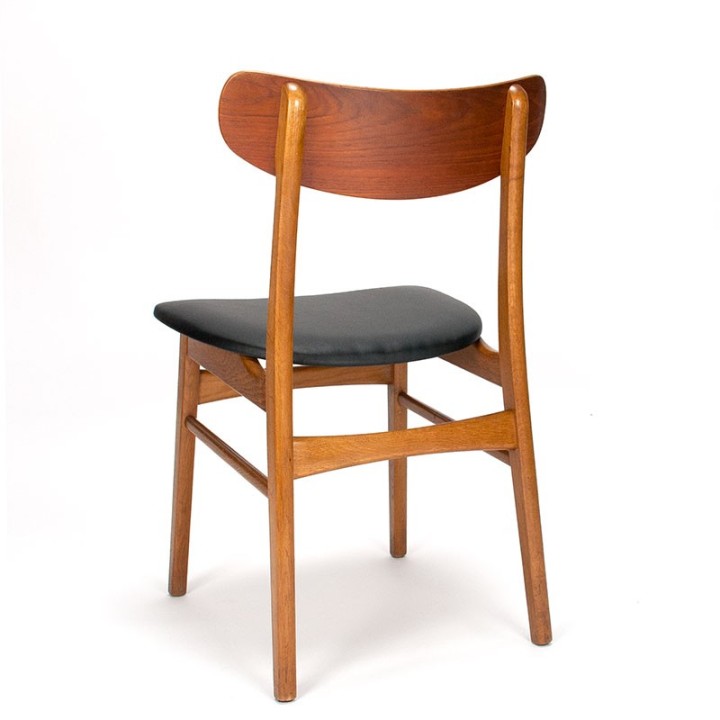 Danish Mid-Century Vintage Dining Chair with Teak Wood