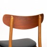Danish Mid-Century Vintage Dining Chair with Teak Wood