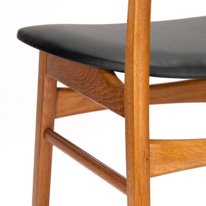 Danish Mid-Century Vintage Dining Chair with Teak Wood