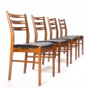 Farstrup model 219 set of 4 Mid-Century vintage dining table