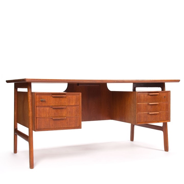 Omann Jun's model 75 Mid-Century vintage design bureau in teak