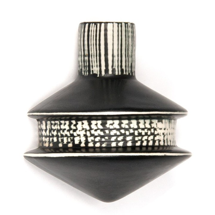 Wall vase Mid-Century Danish marked Aksini