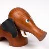 Mid-century Danish vintage opener as elephant