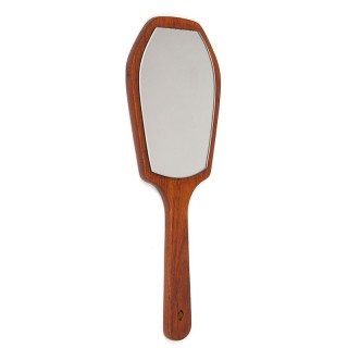 Mid-Century Danish Vintage Teak Hand Mirror