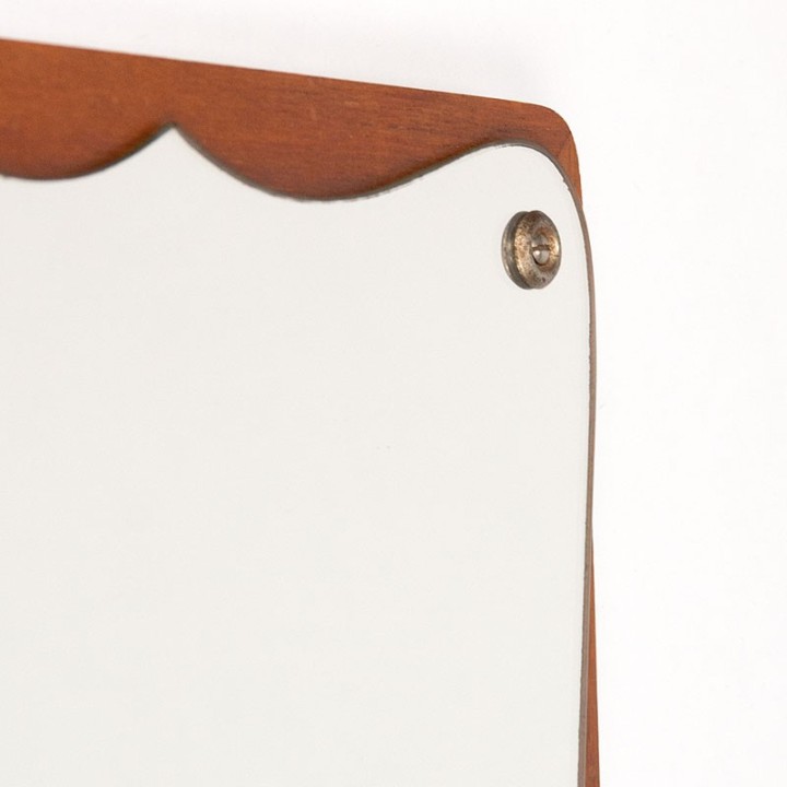 Aarhus Danish vintage mirror with a special shape