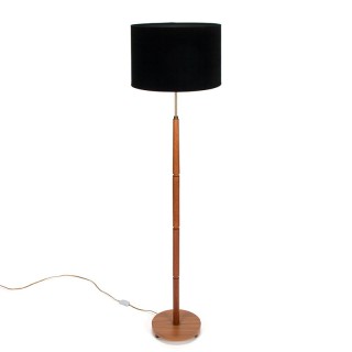 Mid-Century Modern Vintage Danish Teak Floor Lamp