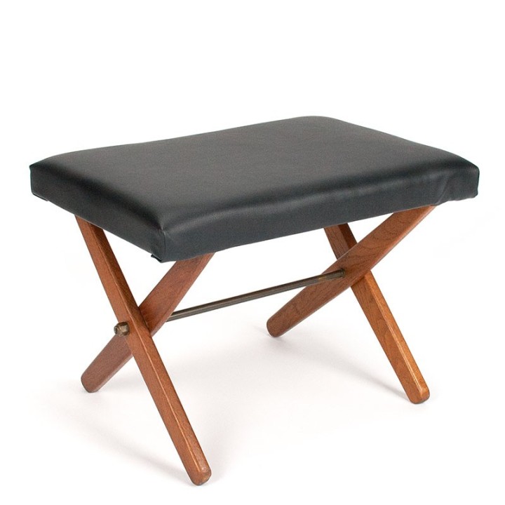 Ottoman Mid-Century vintage Danish model with crossed base
