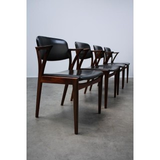 Bovenkamp teak stoelen set van 4 - Retro Studio