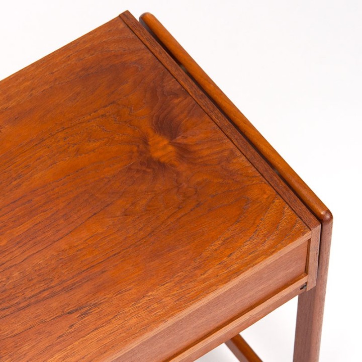 BR Gelsted vintage Danish sewing table in teak