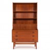 Mid-Century Johannes Sorth Danish Vintage Secretary Bookcase