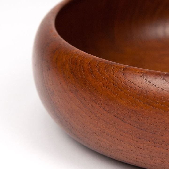 Danish vintage Mid-Century teak serving dish