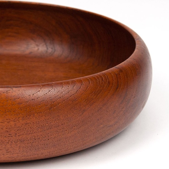 Danish vintage Mid-Century teak serving dish