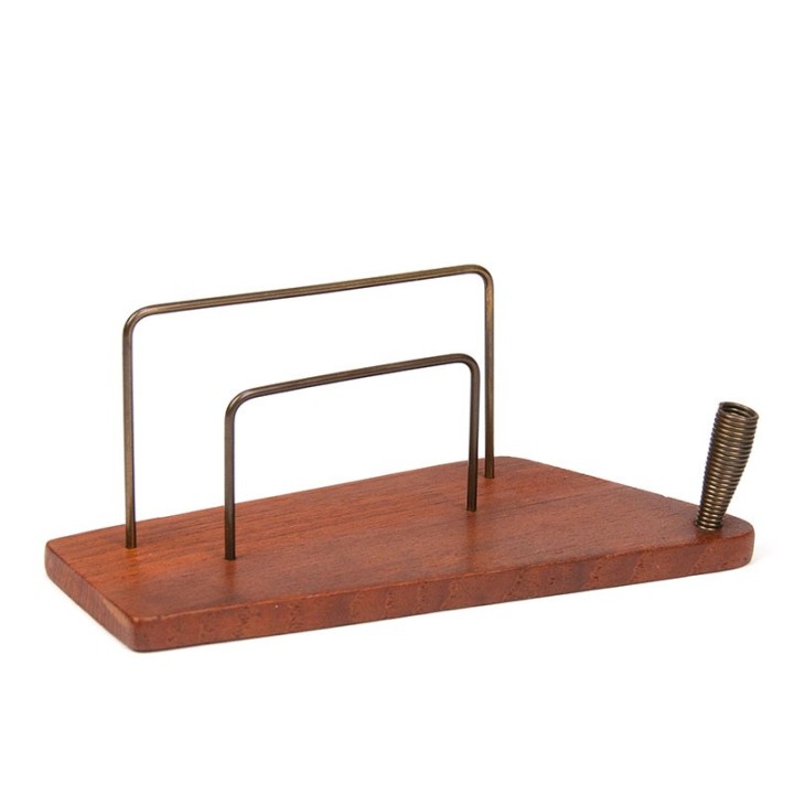 Vintage briefhouder met pennenhouder jaren vijftig/ zestig