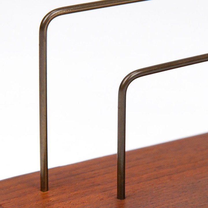 Vintage letter holder with pen holder sixties