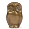 Caravell vintage brass statue of an owl
