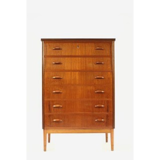 Chest of drawers in teak from Scandinavia