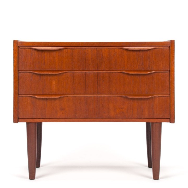 Danish Mid-Century chest of drawers vintage small model