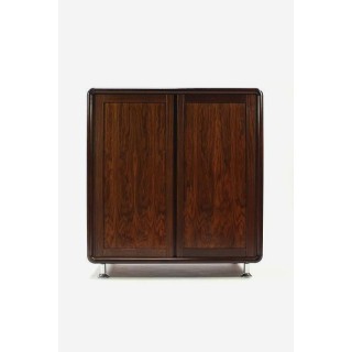 Palissander houten kast gesloten - Retro Studio