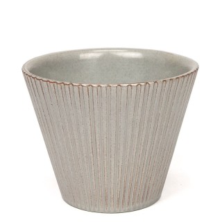 Grey vintage ADCO flower pot