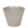 Grey vintage ADCO flower pot