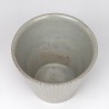 Grey vintage ADCO flower pot