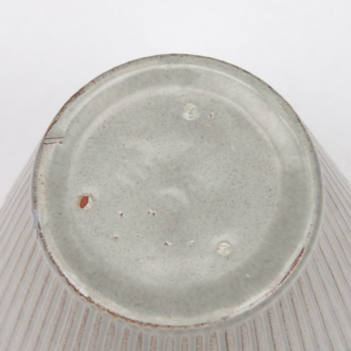 Grey vintage ADCO flower pot