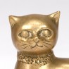 Brass figurine of a cat vintage sixties