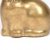 Brass figurine of a cat vintage sixties