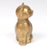 Brass figurine of a cat vintage sixties