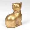 Brass figurine of a cat vintage sixties