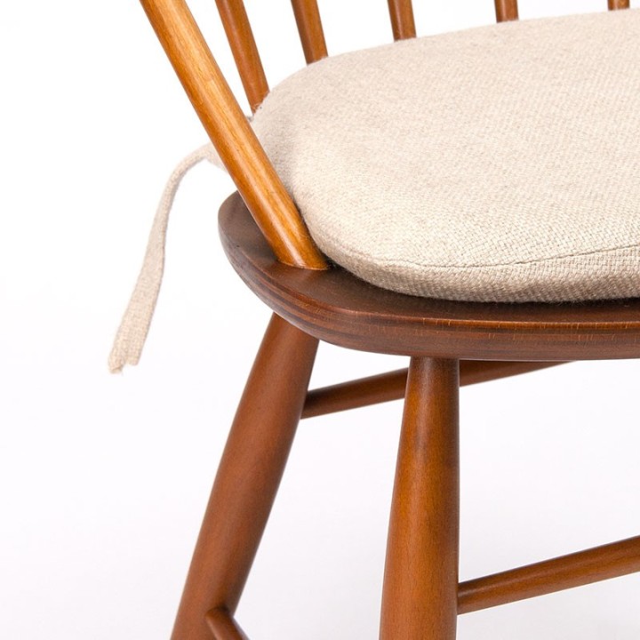 Niels Eilersen vintage slatted chair for Illum Wikkelsø