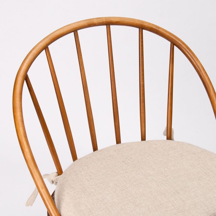 Niels Eilersen vintage slatted chair for Illum Wikkelsø