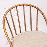 Niels Eilersen vintage slatted chair for Illum Wikkelsø
