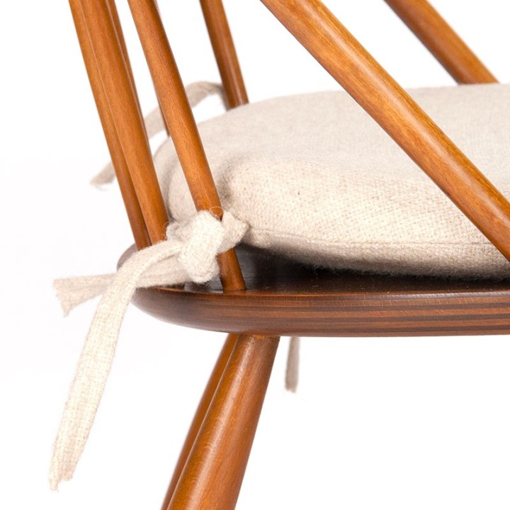 Niels Eilersen vintage slatted chair for Illum Wikkelsø