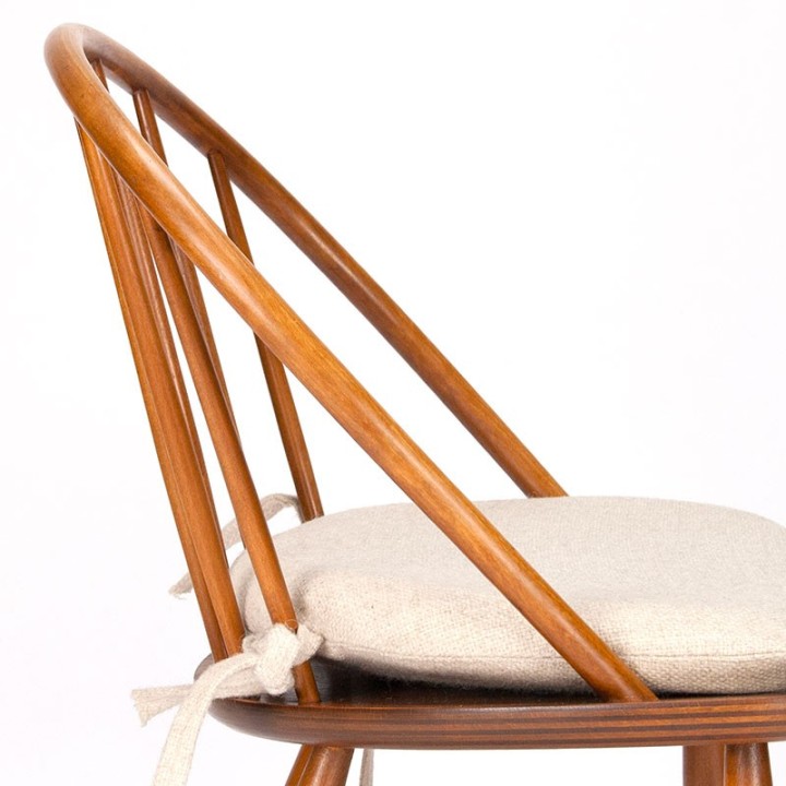 Niels Eilersen vintage slatted chair for Illum Wikkelsø