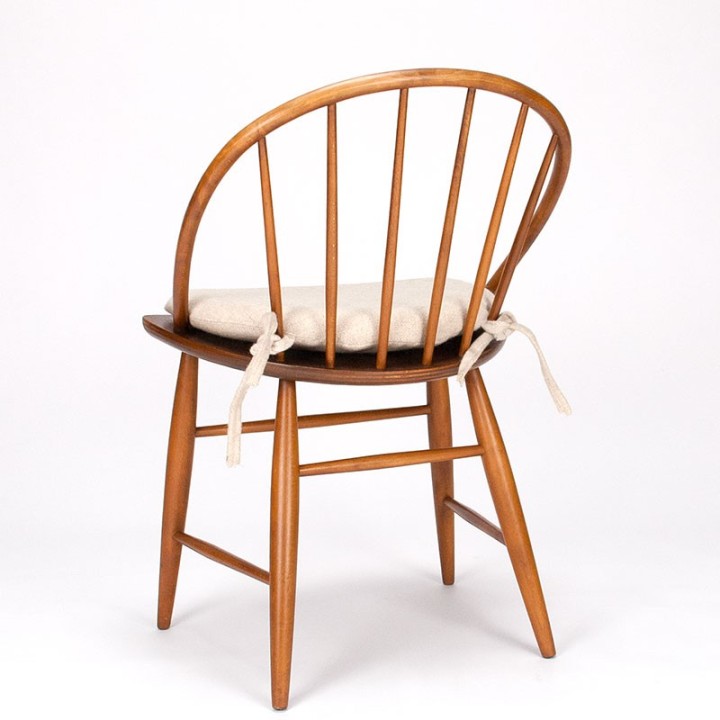 Niels Eilersen vintage slatted chair for Illum Wikkelsø