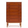 Poul M. Volther Danish vintage design chest of drawers
