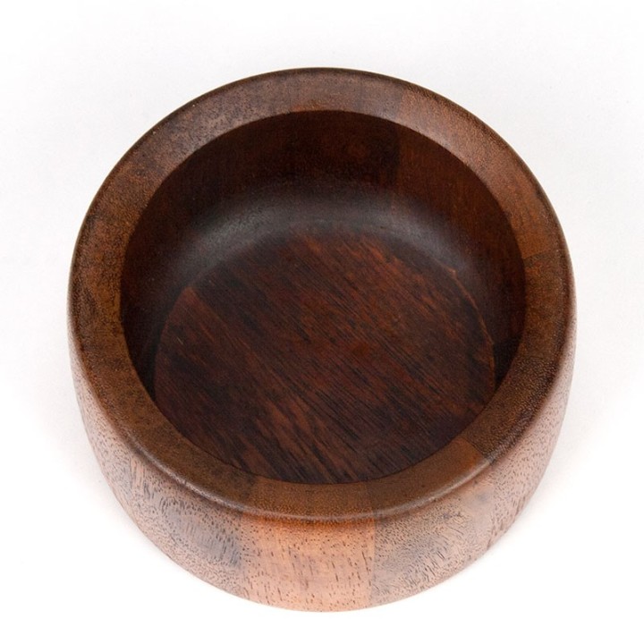 Teakhouten vintage pot/ schaaltje