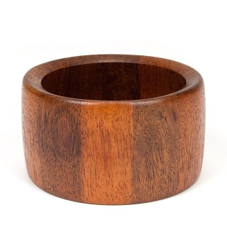 Teakhouten vintage pot/ schaaltje