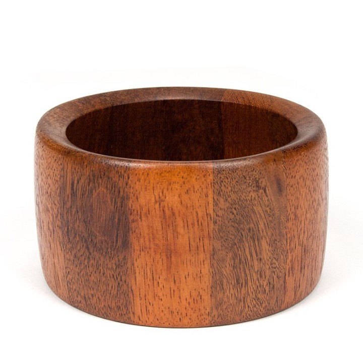 Teakhouten vintage pot/ schaaltje