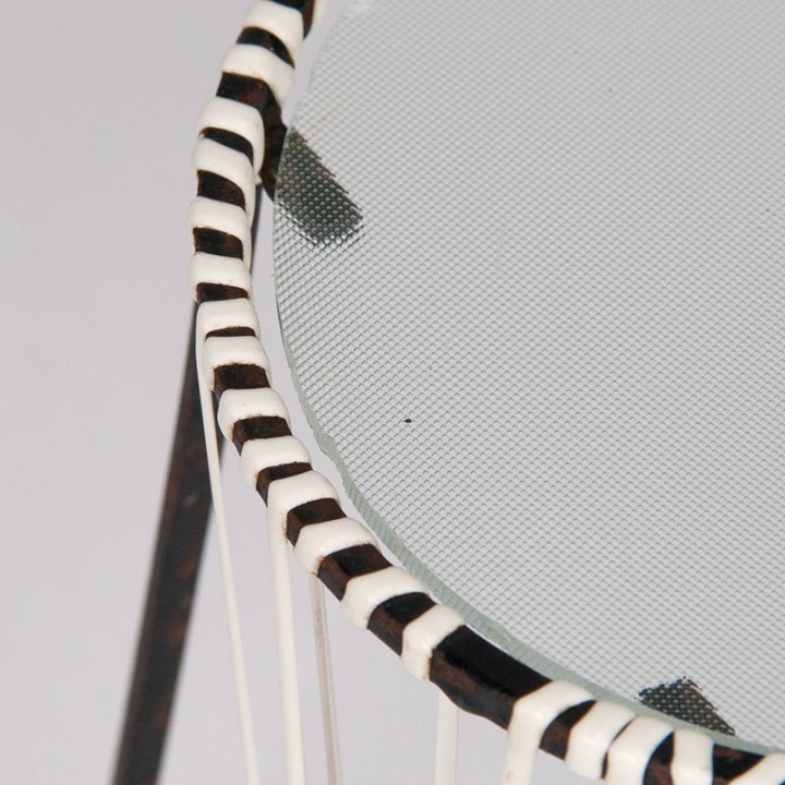 Small model vintage fifties plant table