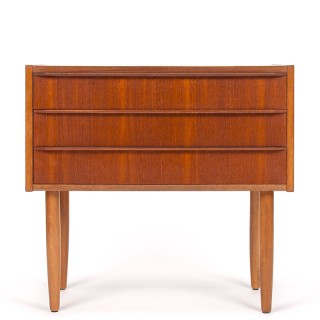 Kleine Mid-Century Deense vintage ladekast