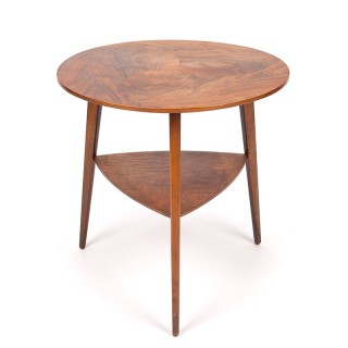 Round model Danish side table design Holger Georg Jensen