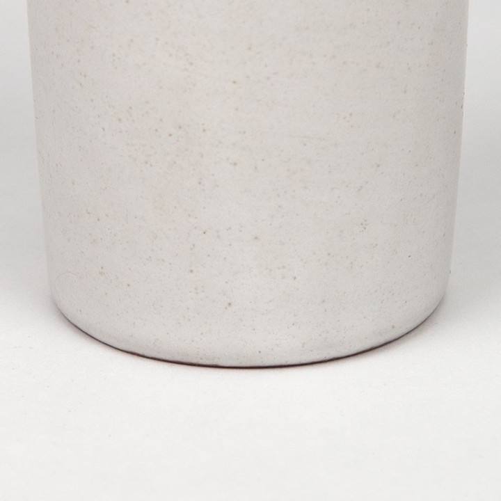 Slim model small vintage earthenware vase