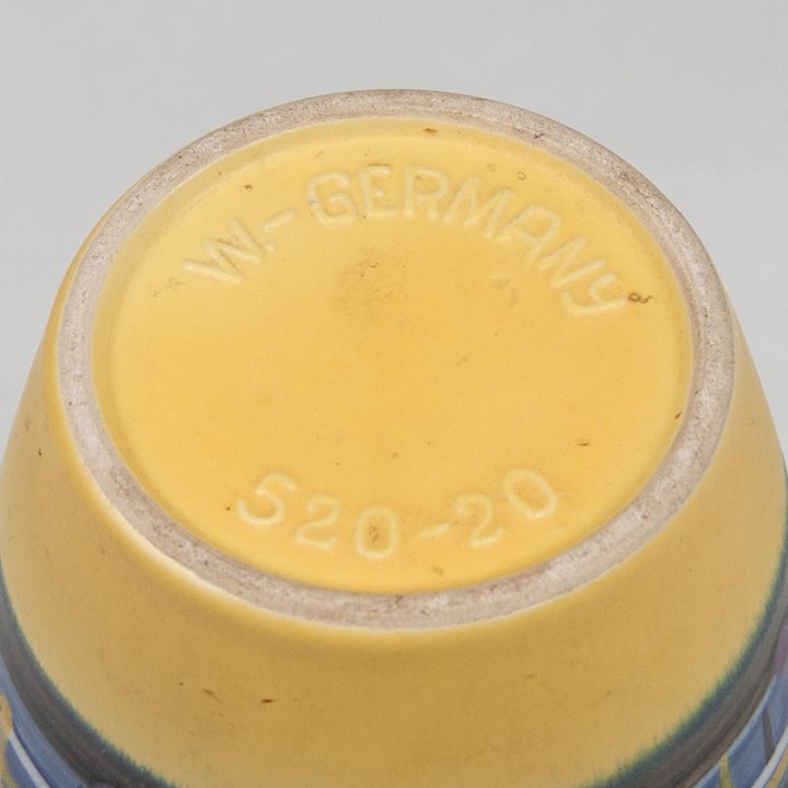 Yellow model vintage West- Germany vase