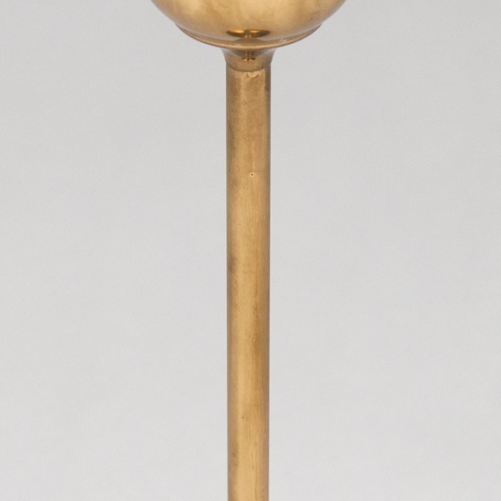 Brass Danish Mid-Century Candlestick