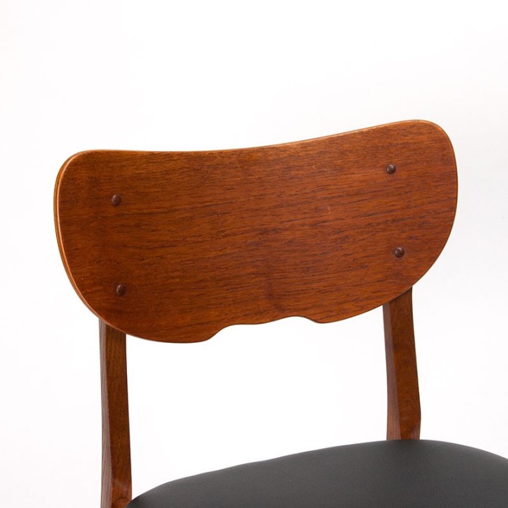 Mid-Century chair with special shape Danish vintage design