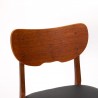 Mid-Century chair with special shape Danish vintage design